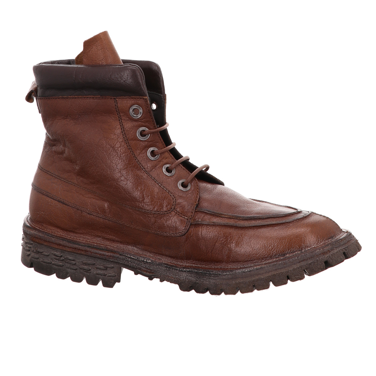 Schnürstiefelette, MoMa Cognac