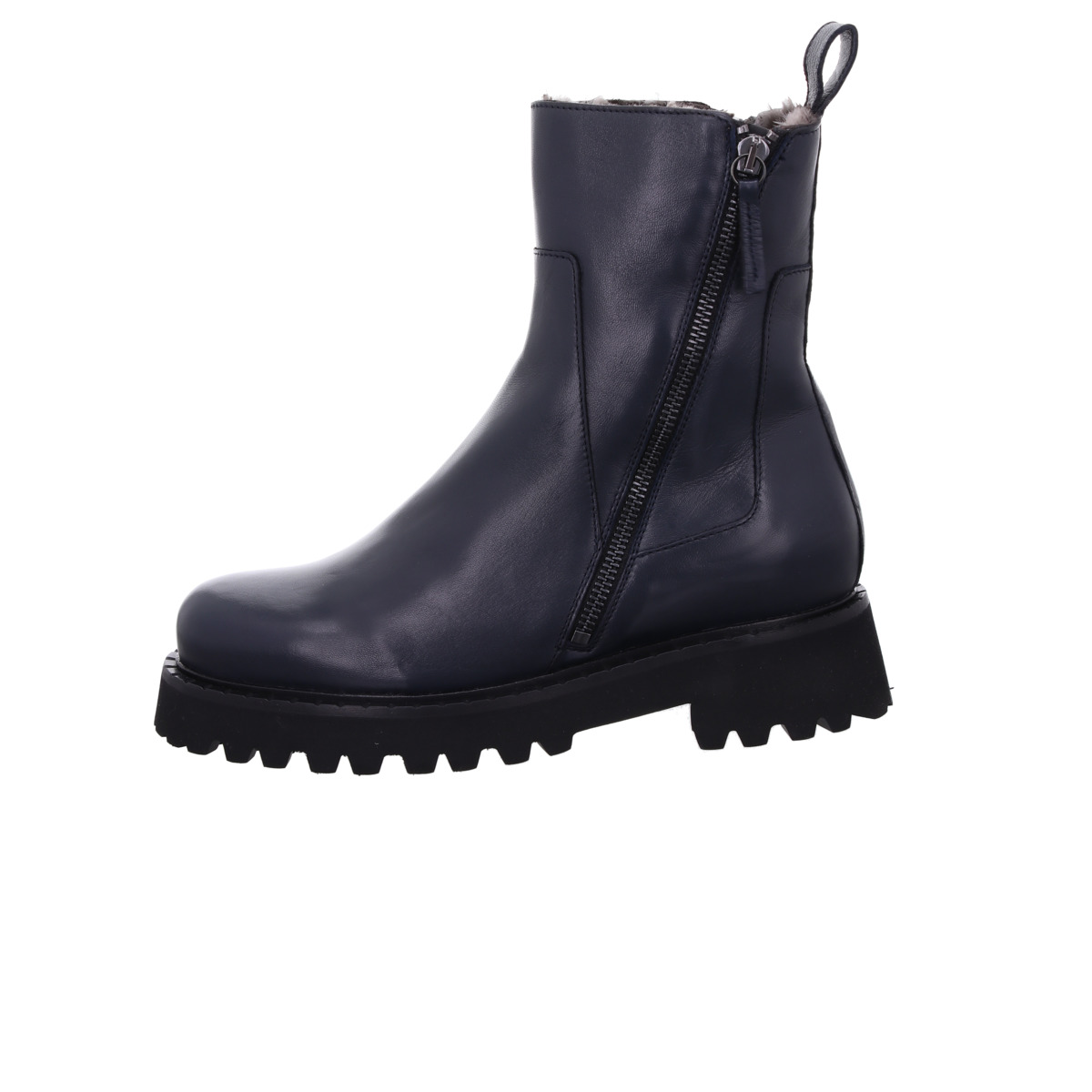 Stiefelette, Caiman Blau