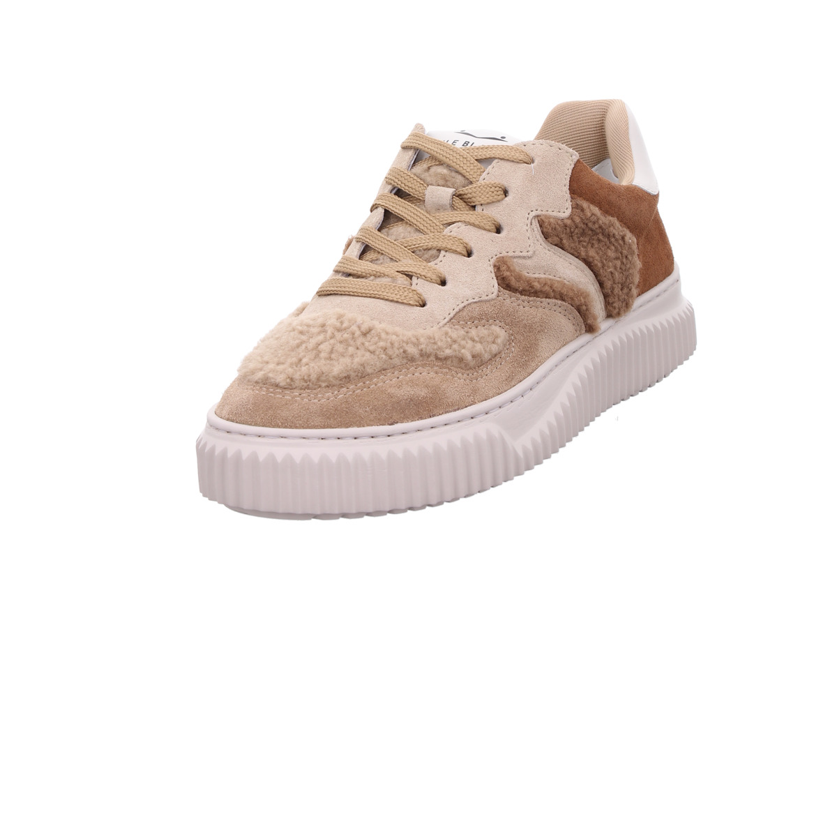 Sneaker, Laura, Voile Blanche Braun Kombi