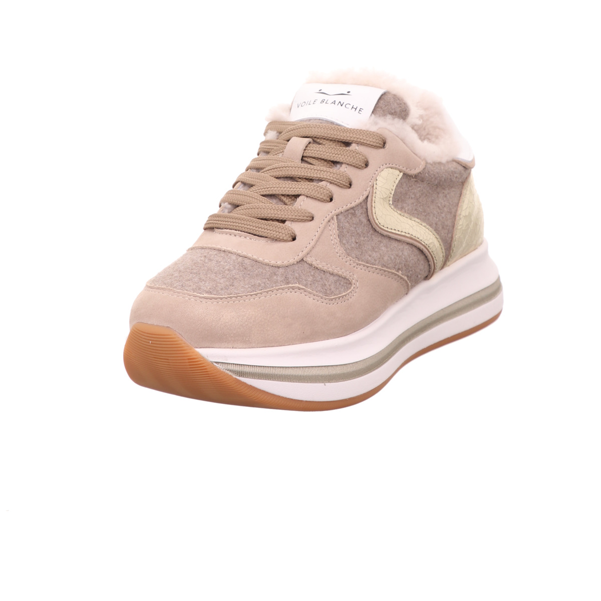 Sneaker, Merry, Voile Blanche Beige Kombi
