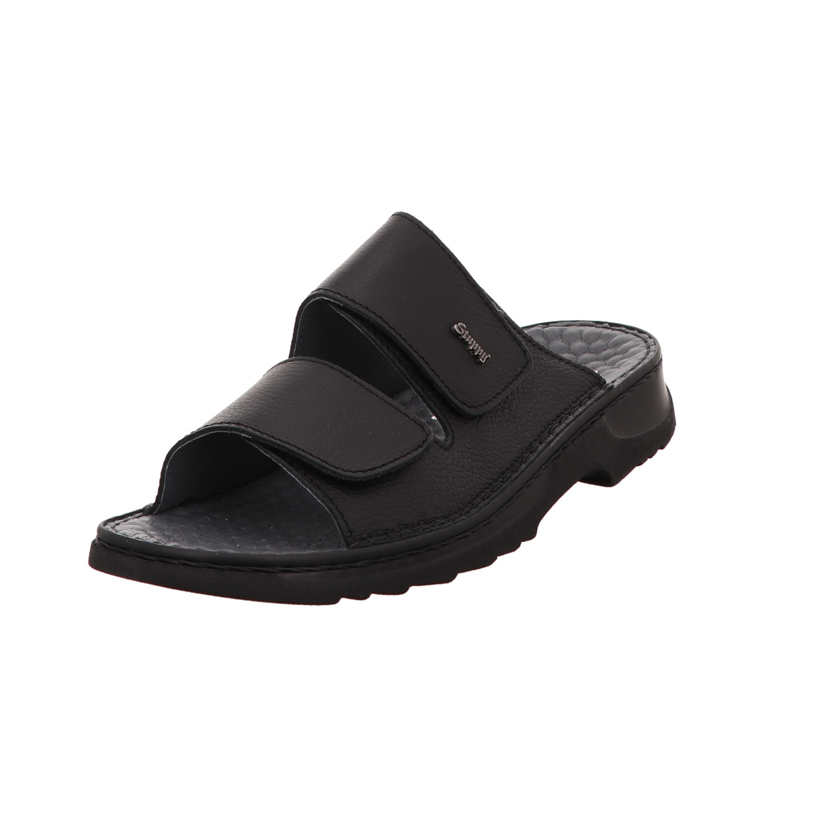 Pantolette, Stuppy Schwarz