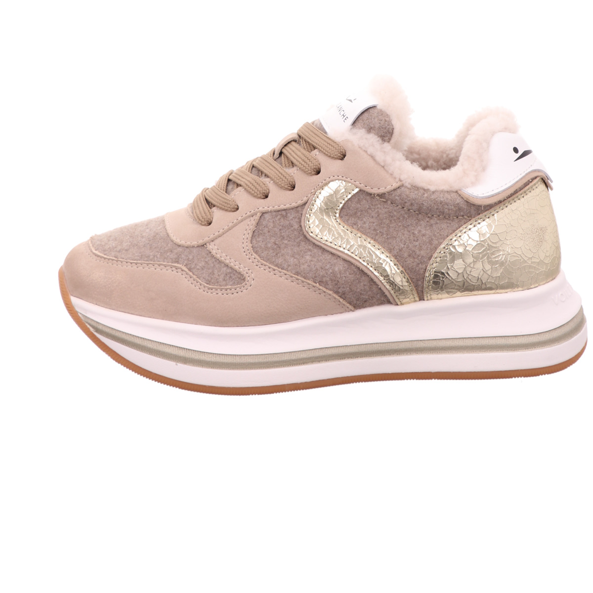 Sneaker, Merry, Voile Blanche Beige Kombi