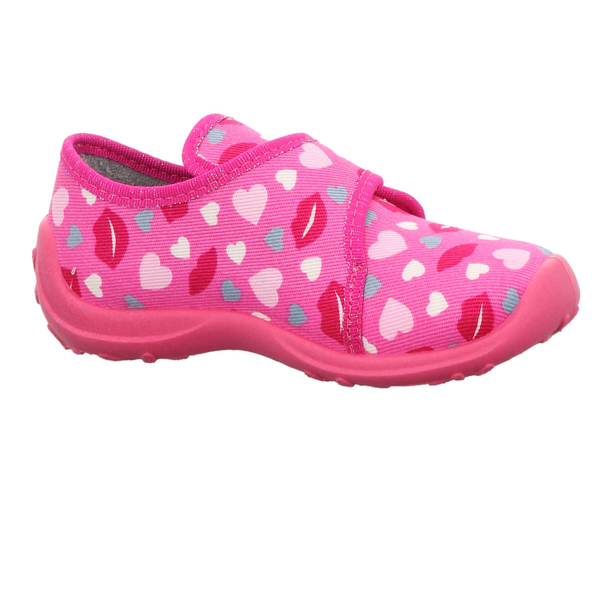 Hausschuh, Fischer Pink