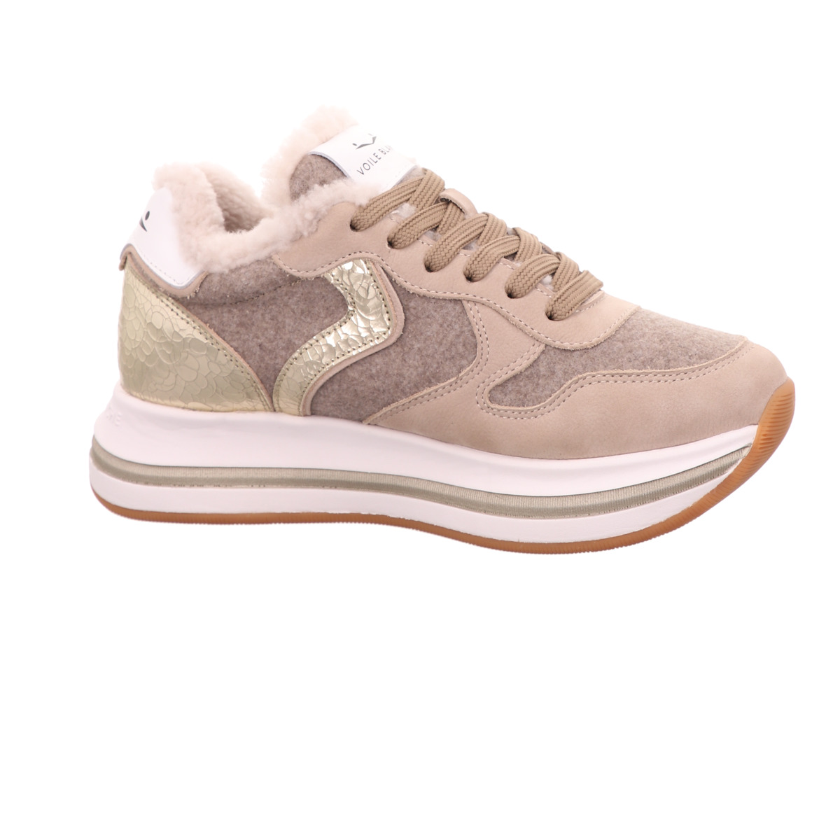 Sneaker, Merry, Voile Blanche Beige Kombi