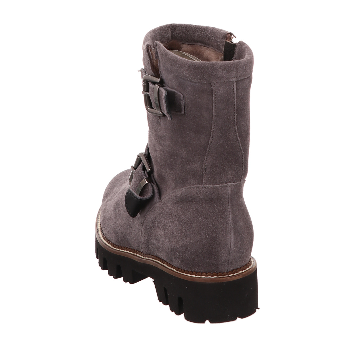 Stiefelette, Caiman Grau