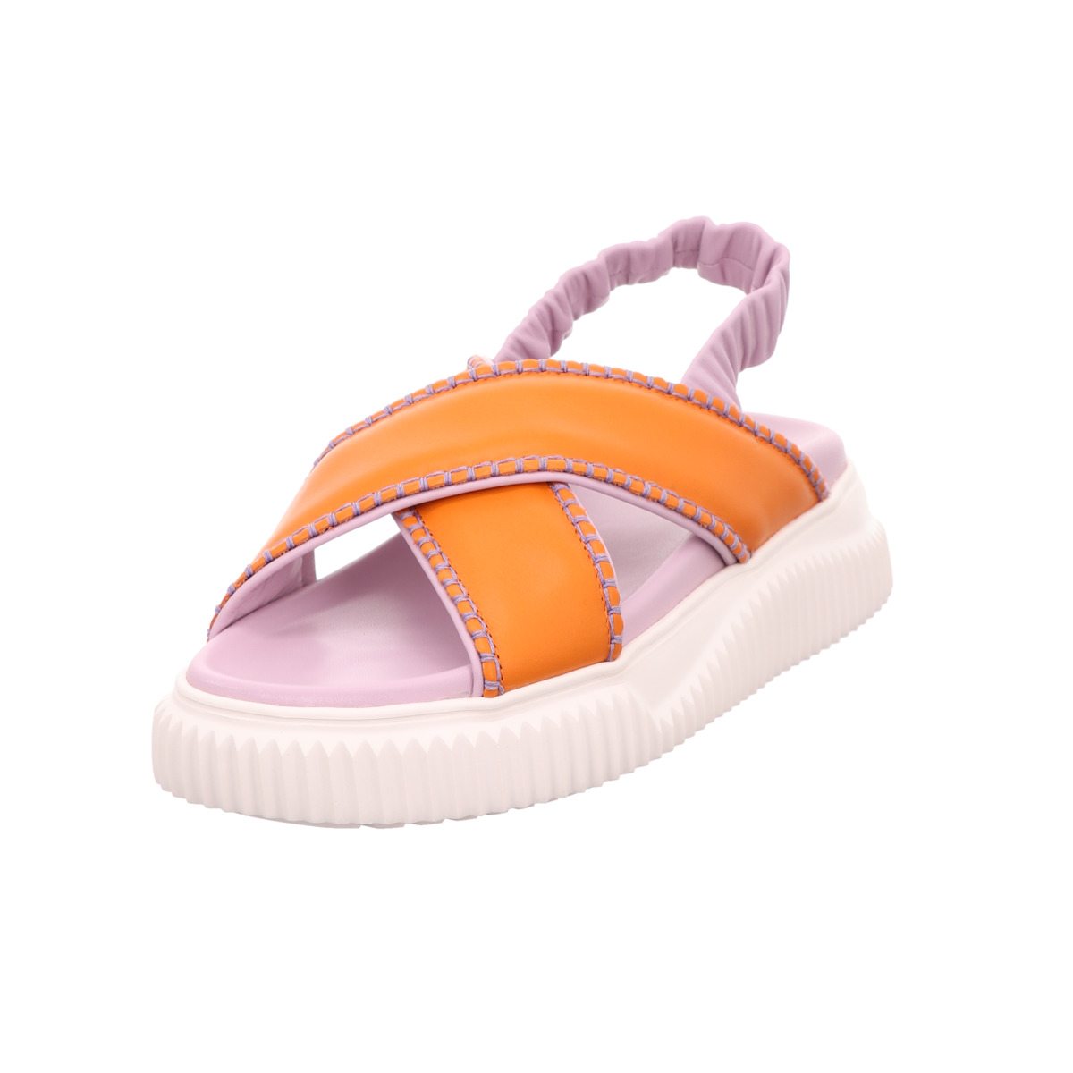 Sandale, Voile Blanche Orange