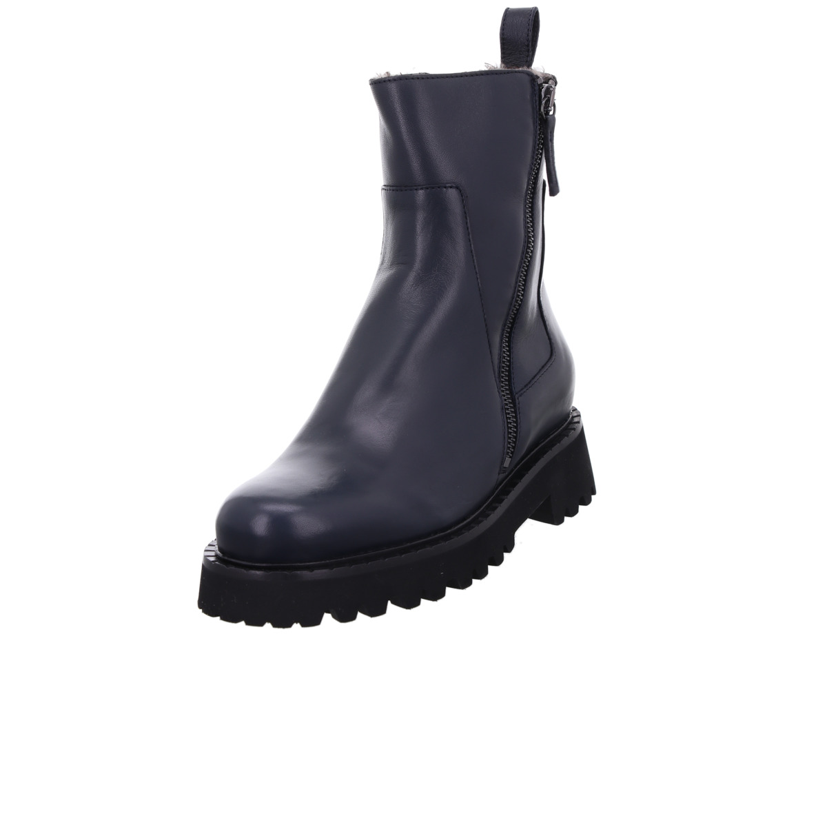 Stiefelette, Caiman Blau