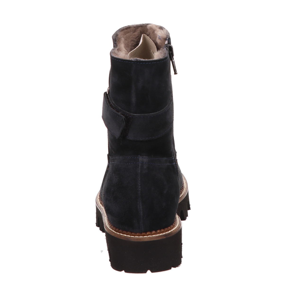 Stiefelette, Caiman Blau