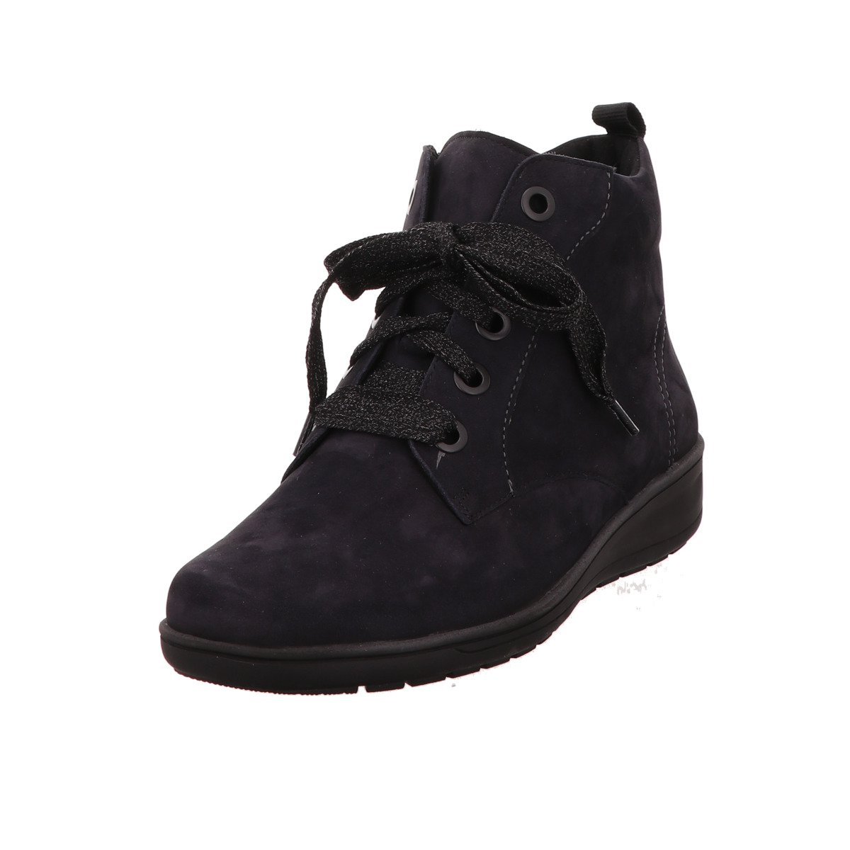 Schnürstiefelette, Kate, Solidus Blau
