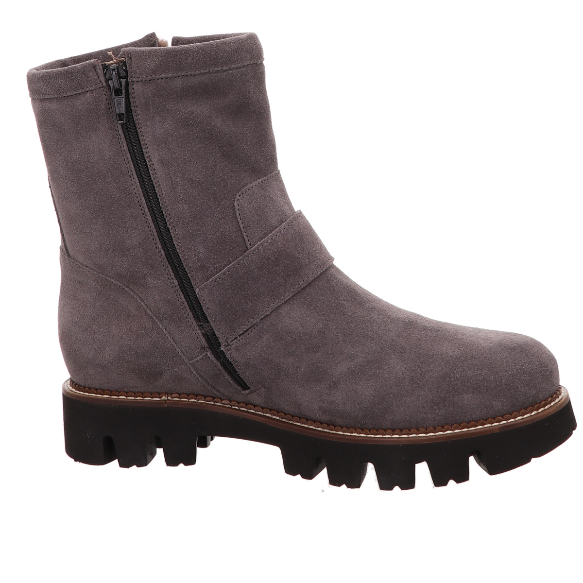 Stiefelette, Caiman Grau