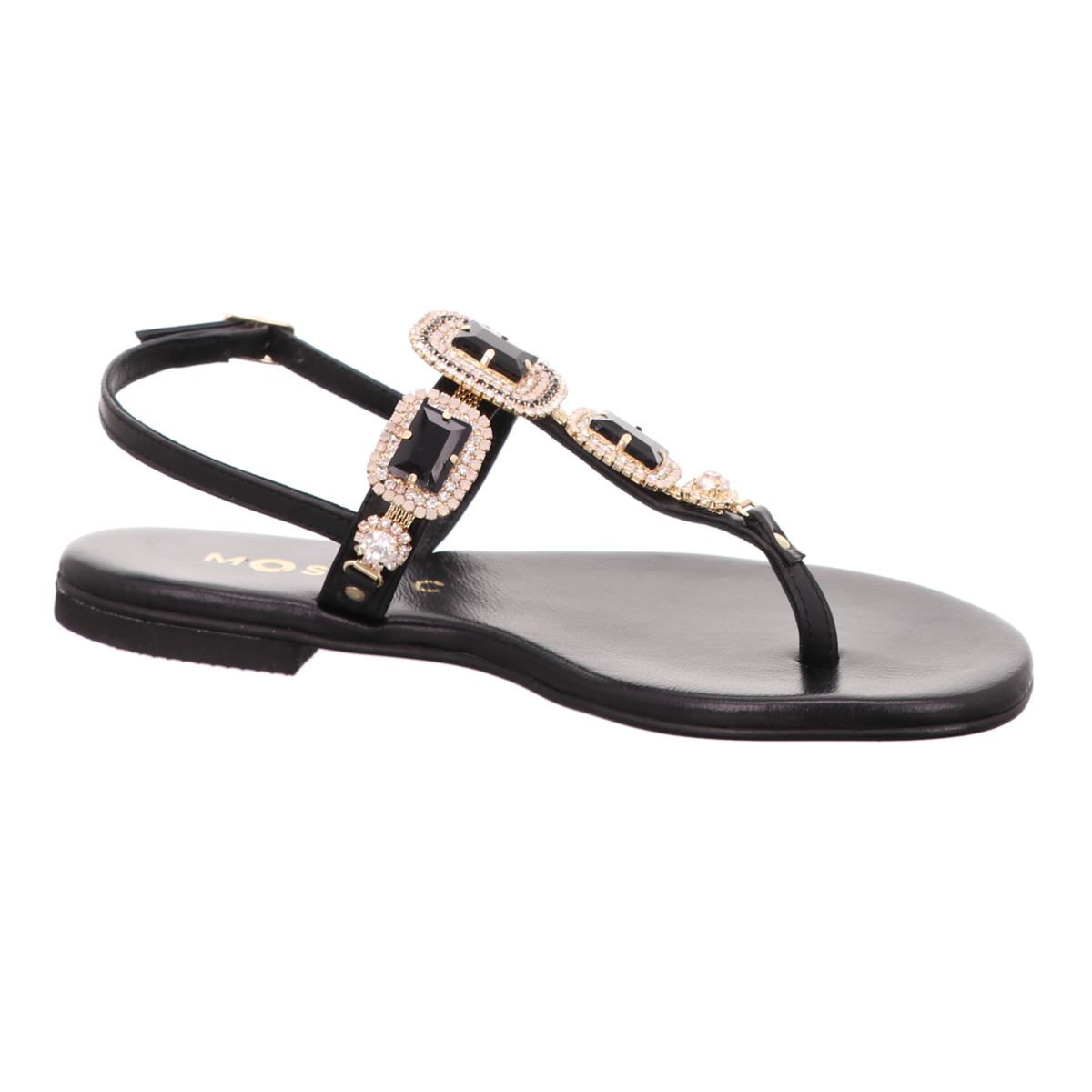 Sandalette, Mosaic Schwarz