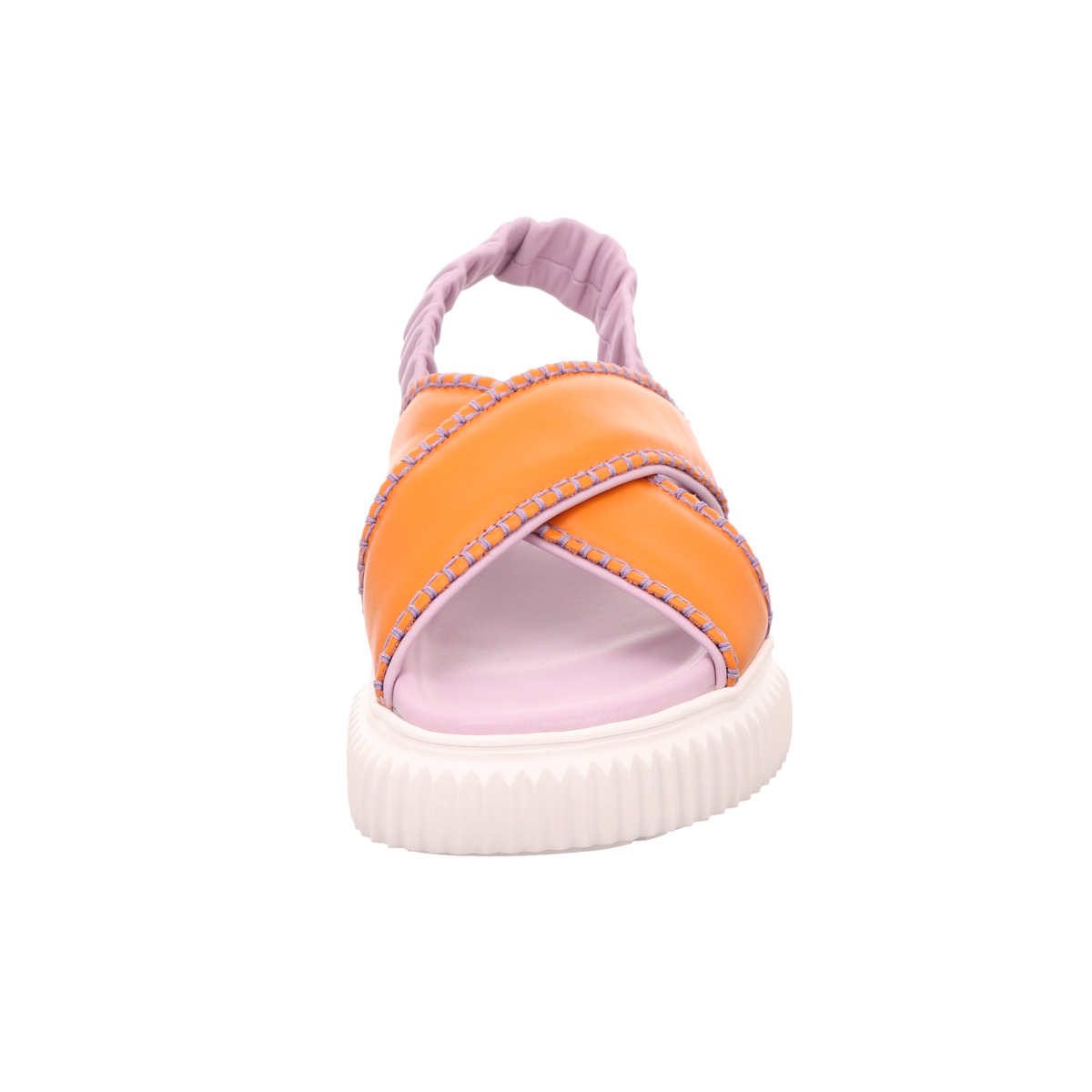Sandale, Voile Blanche Orange