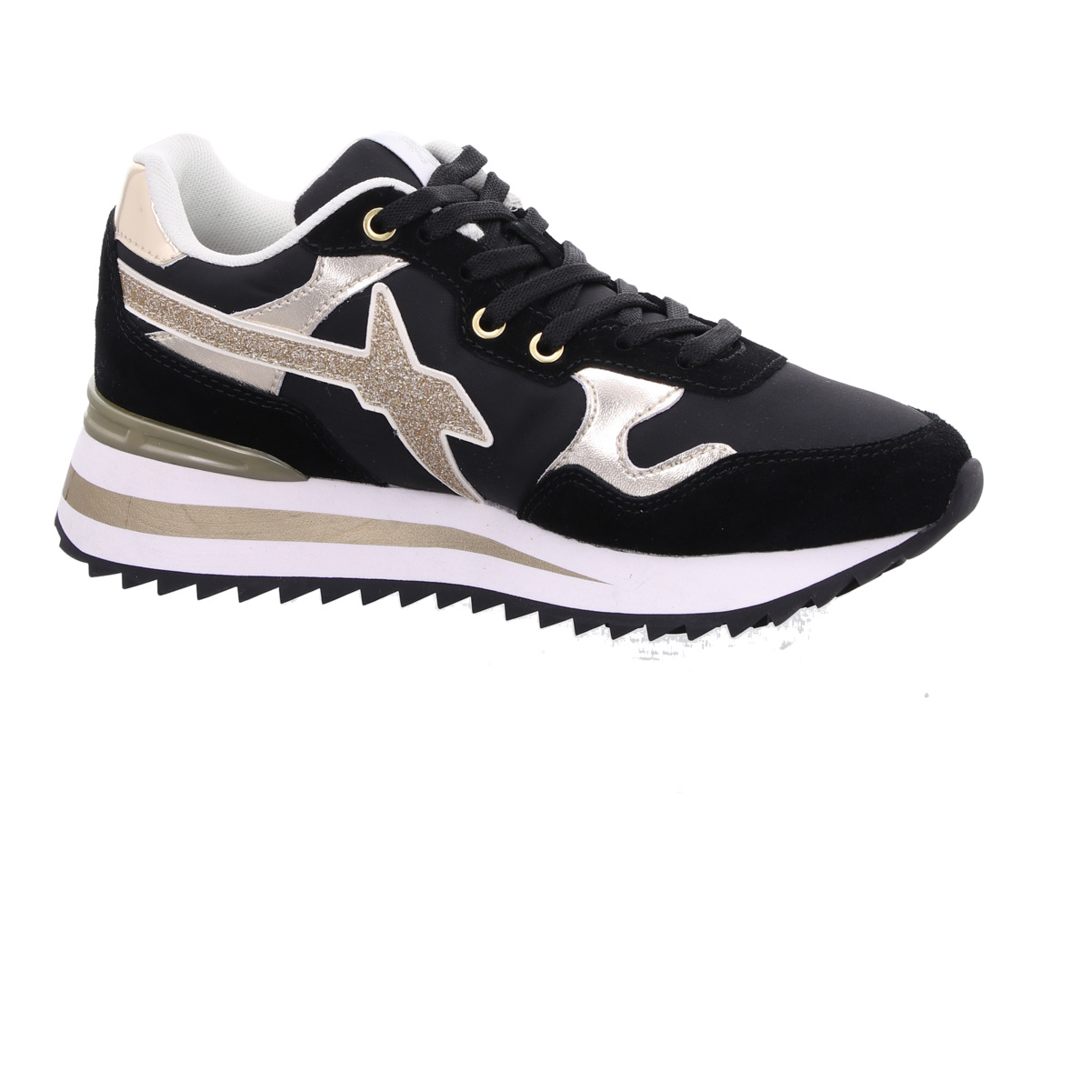 Halbschuh, YAK-J, Naturino Schwarz Kombi