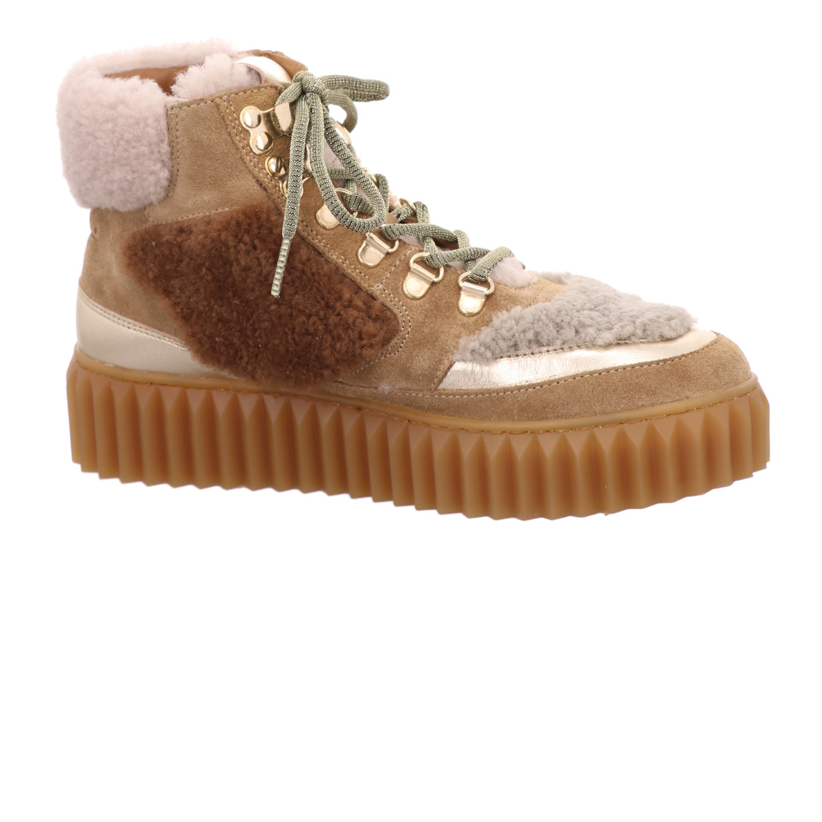 Stiefelette, Eva Hike, Voile Blanche Braun Kombi