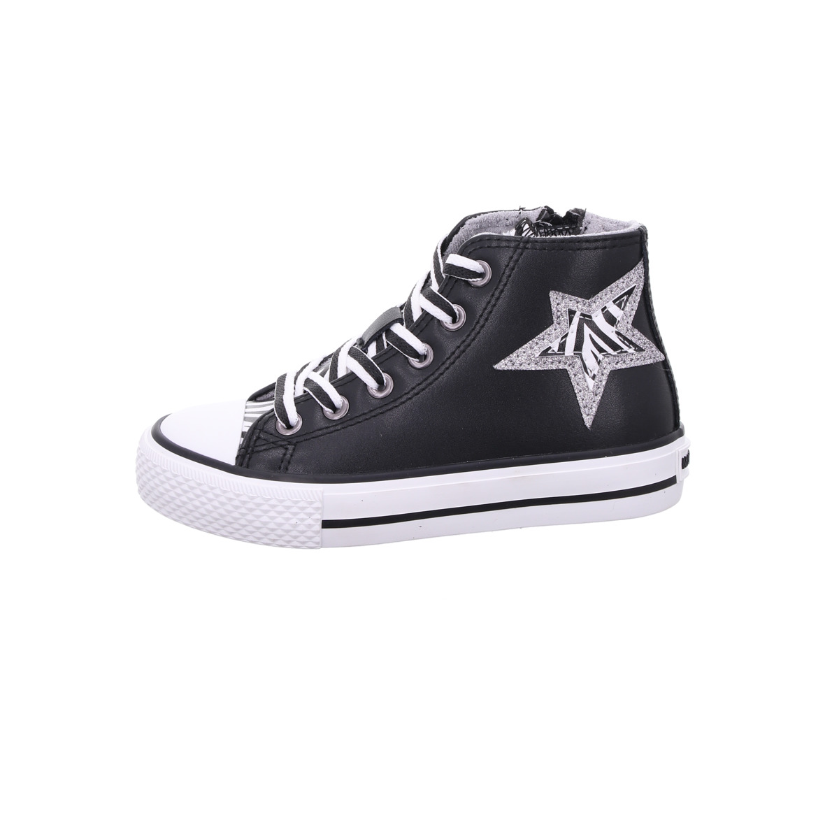 Halbschuh, YLFAS, Naturino Schwarz Kombi