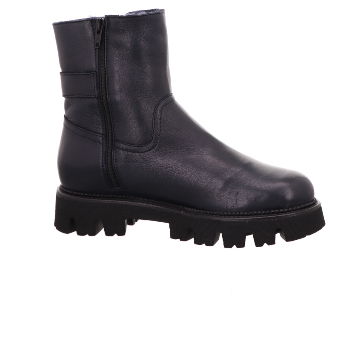 Stiefelette, Caiman Blau