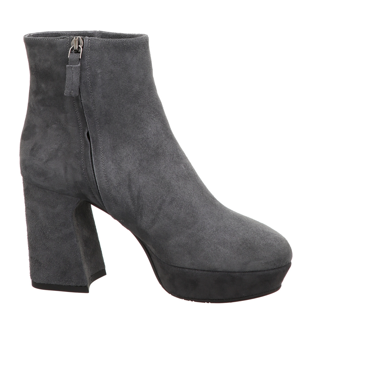 Stiefelette Grau
