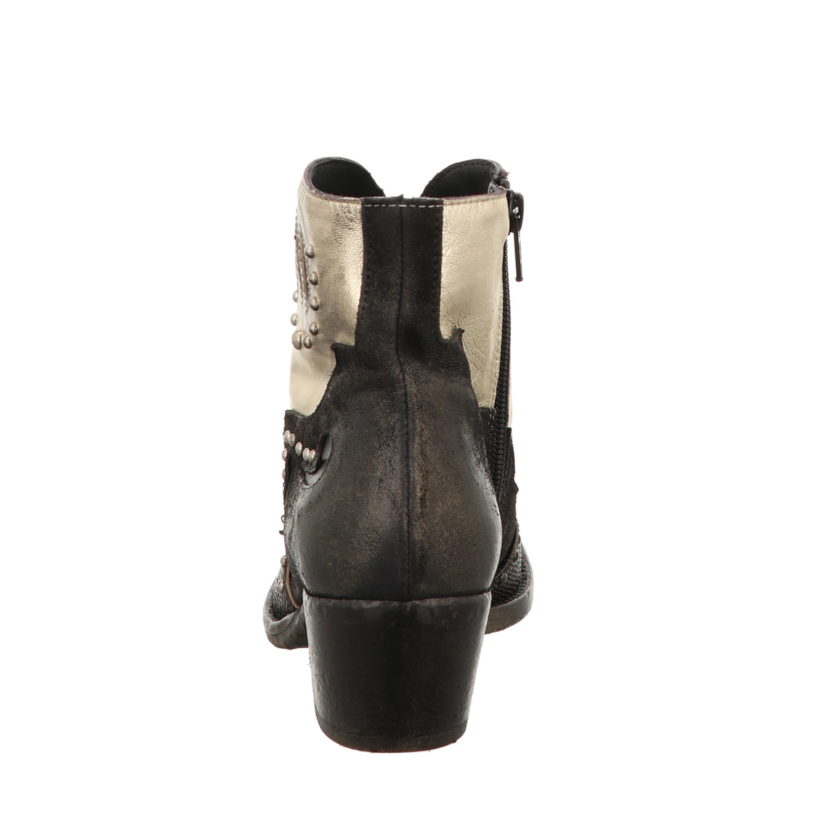 Stiefelette Grau