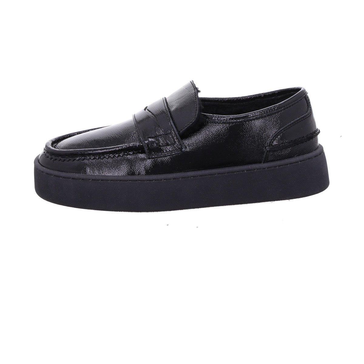 Slipper, ESME FUR, Voile Blanche Schwarz