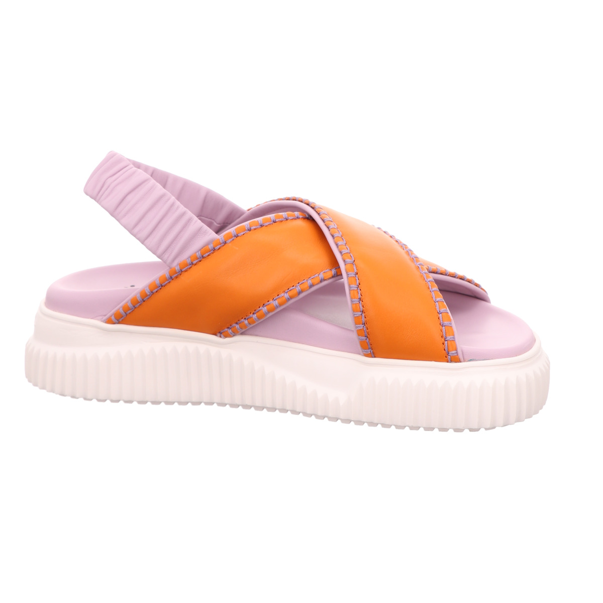 Sandale, Voile Blanche Orange