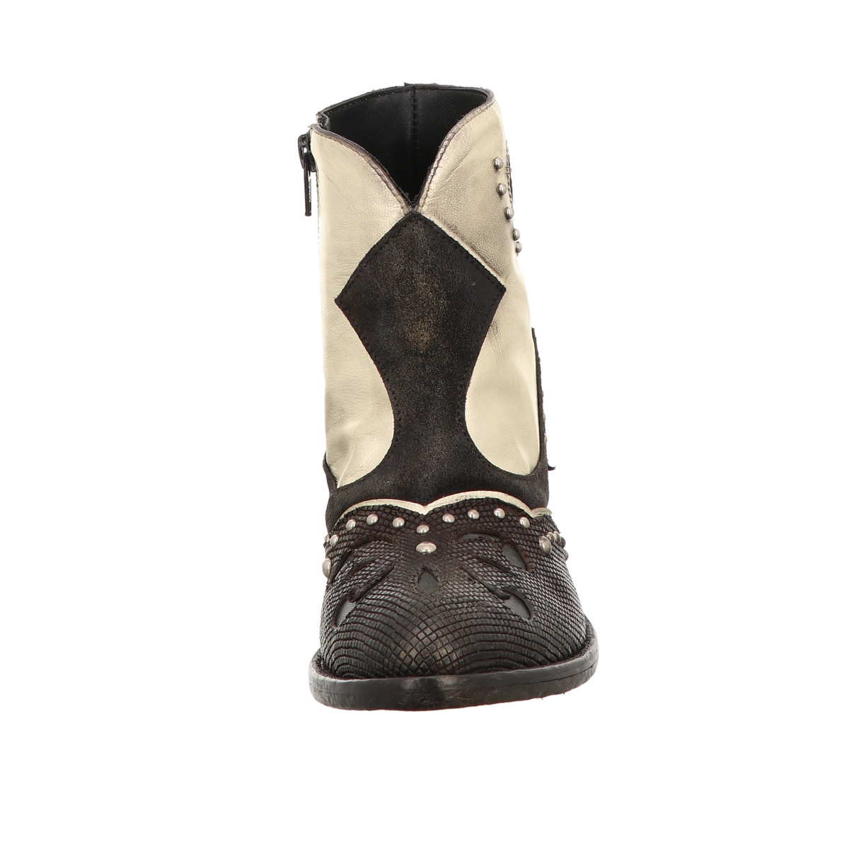 Stiefelette Grau