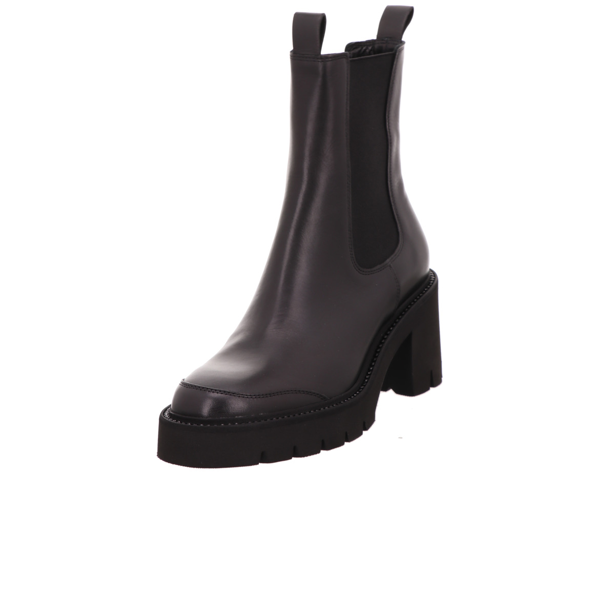 Stiefelette, Glossy, Kennel und Schmenger Schwarz