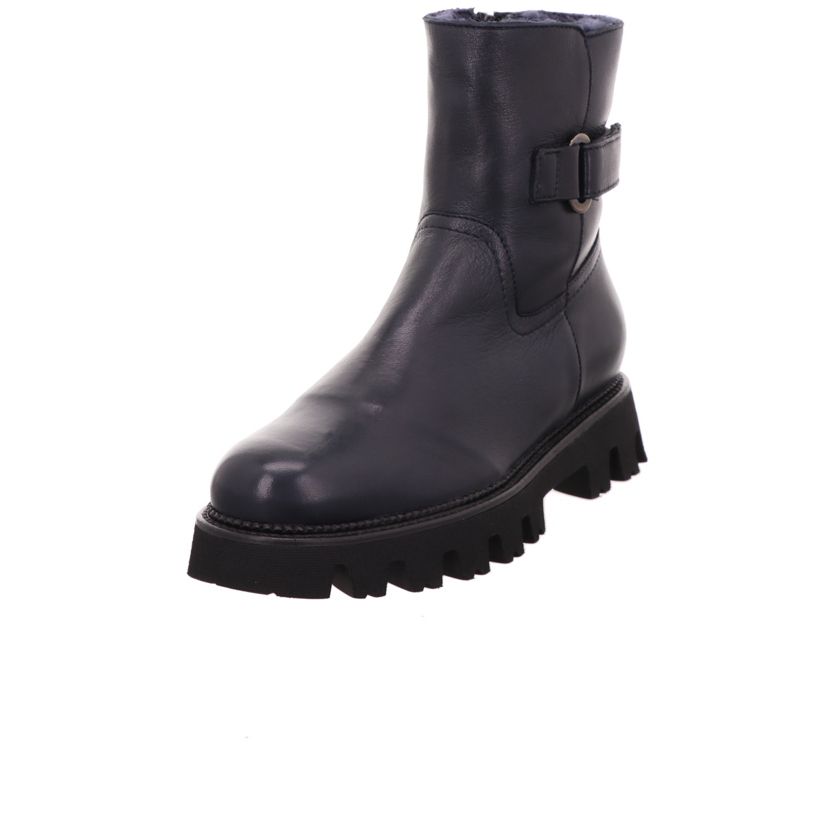 Stiefelette, Caiman Blau