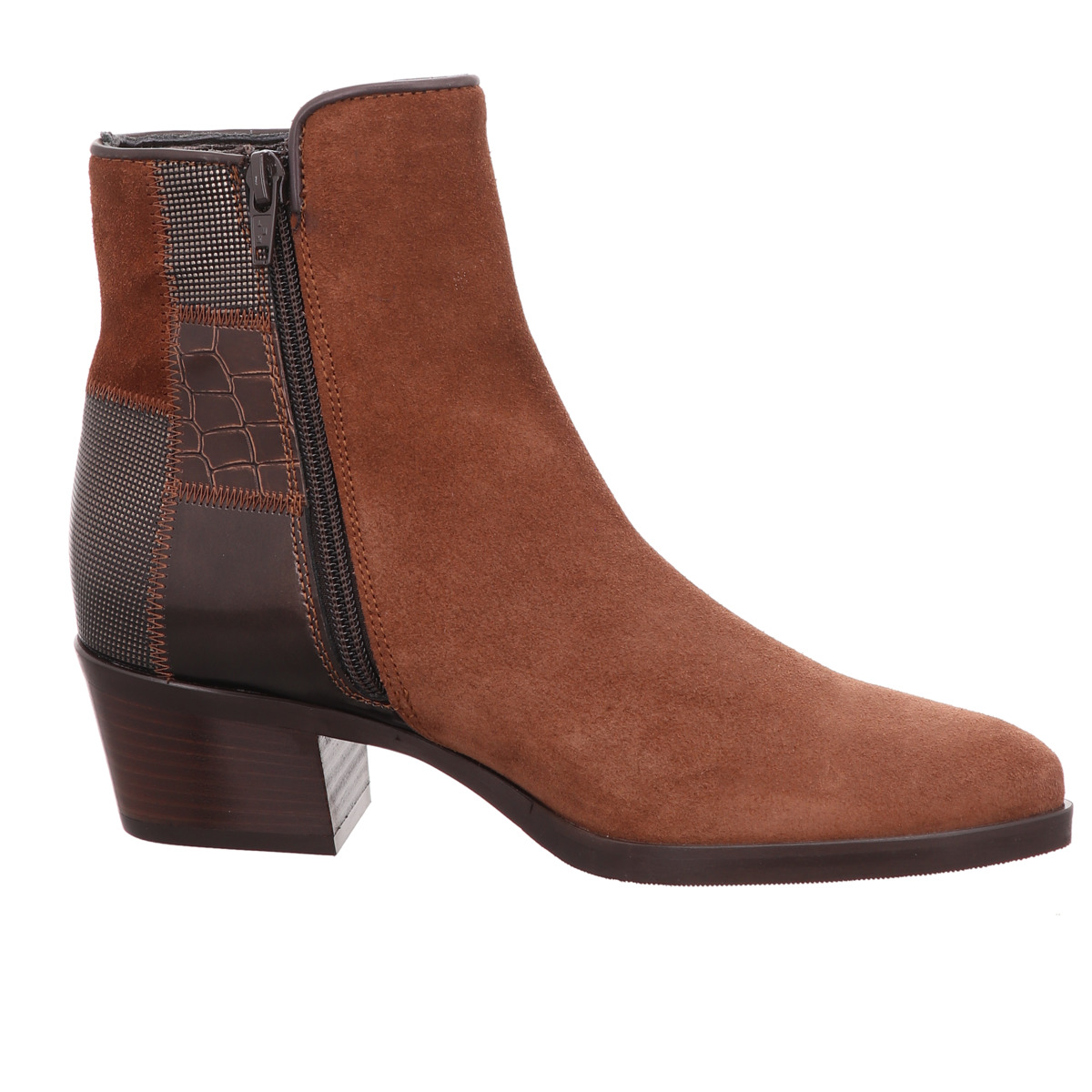 Stiefelette Cognac