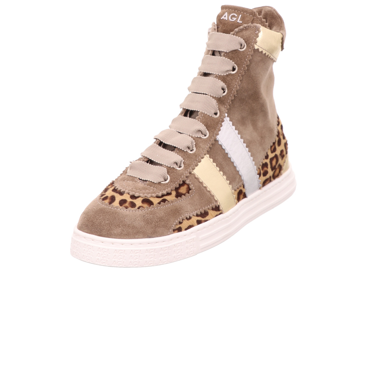 High-Top Sneaker, Leda high, AGL Beige