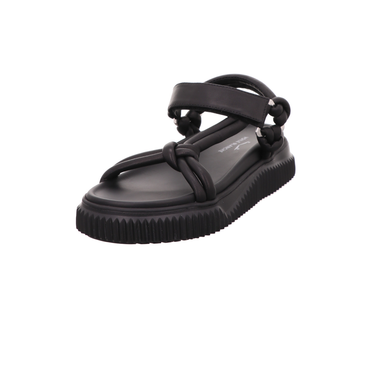 Sandale, Lisa , Voile Blanche Schwarz