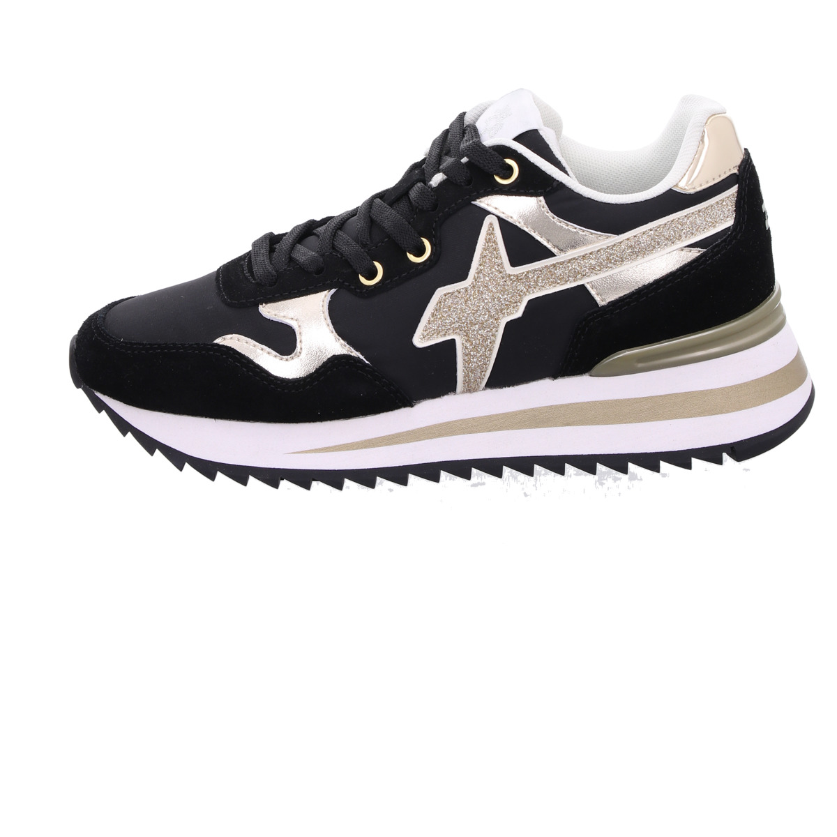 Halbschuh, YAK-J, Naturino Schwarz Kombi