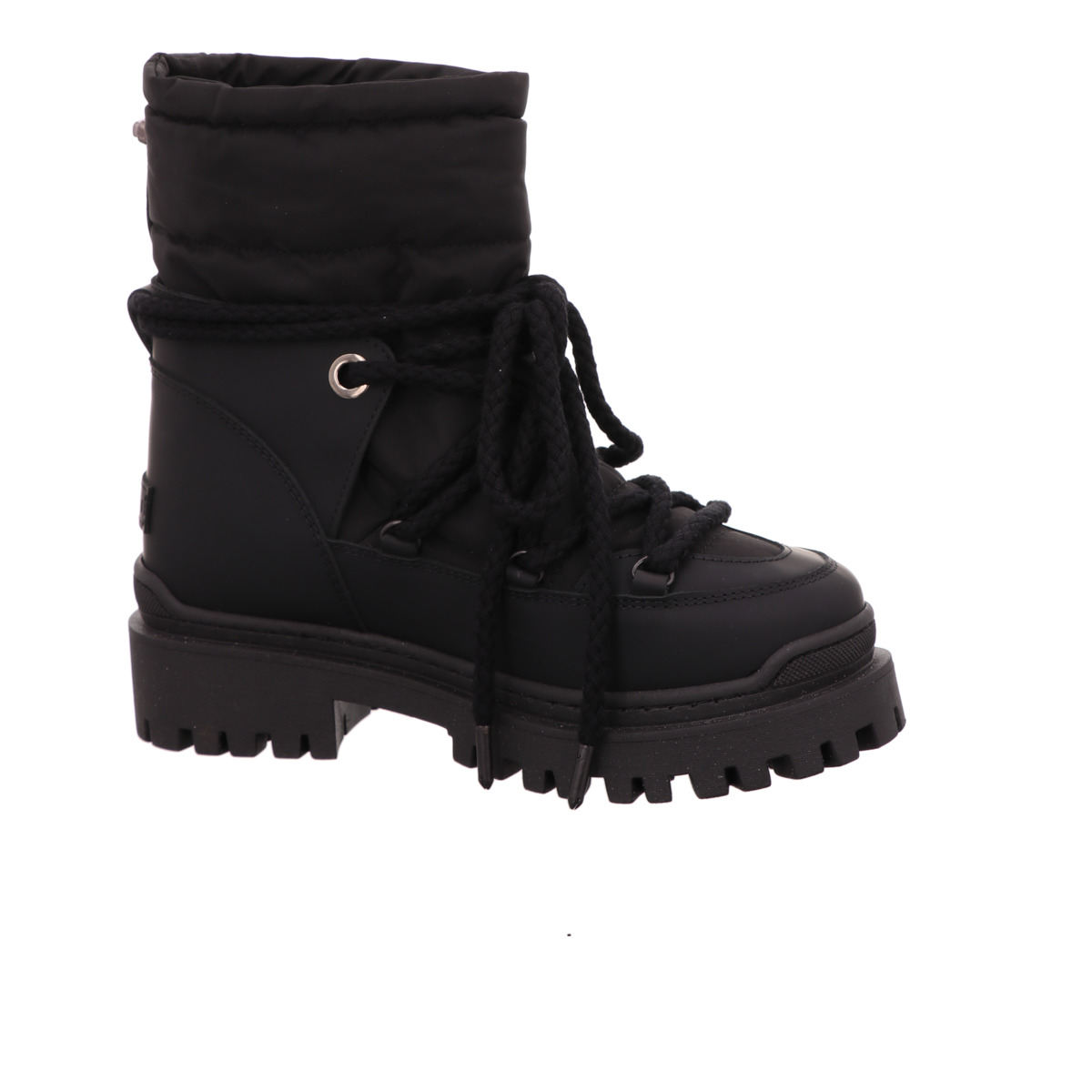 Schnürstiefelette, INUIKII Schwarz