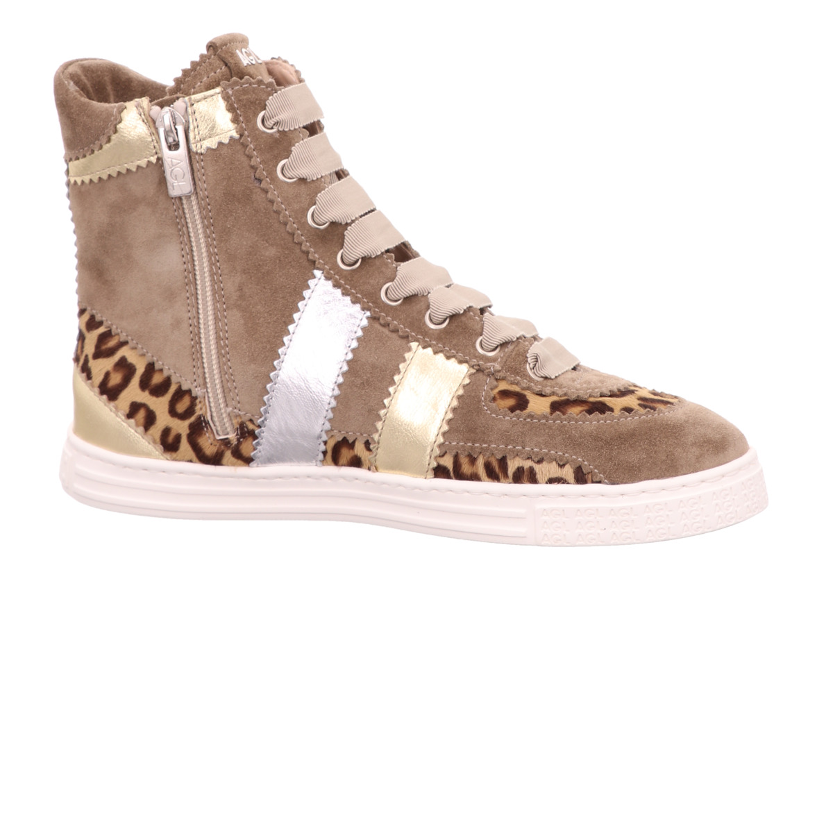 High-Top Sneaker, Leda high, AGL Beige