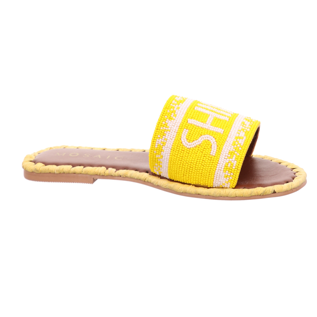 Pantolette, Mosaic Gelb