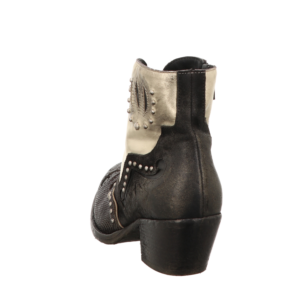 Stiefelette Grau