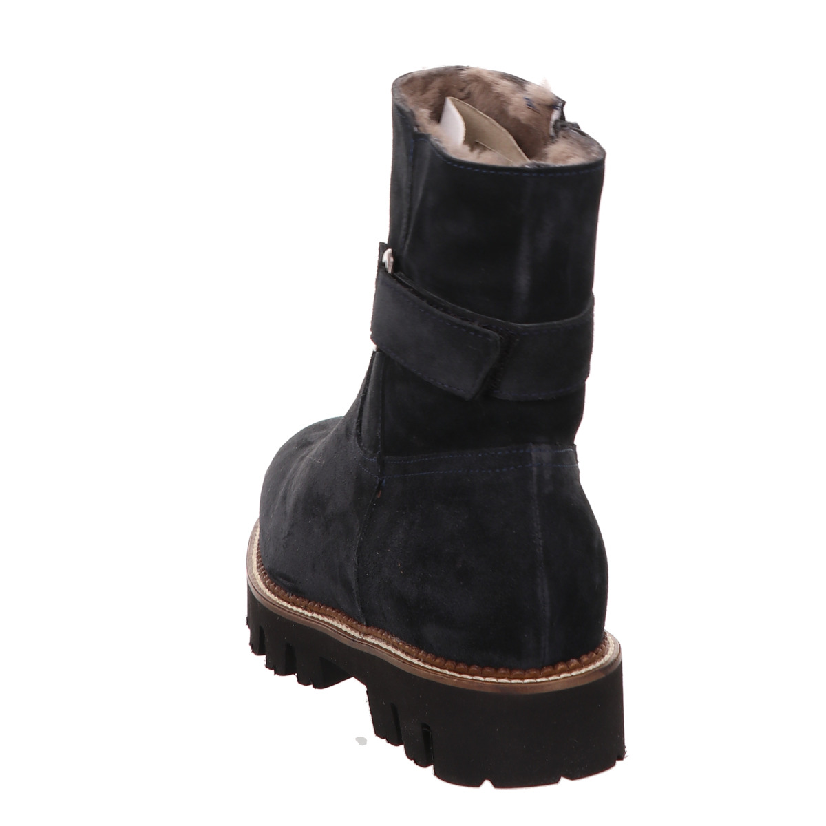 Stiefelette, Caiman Blau