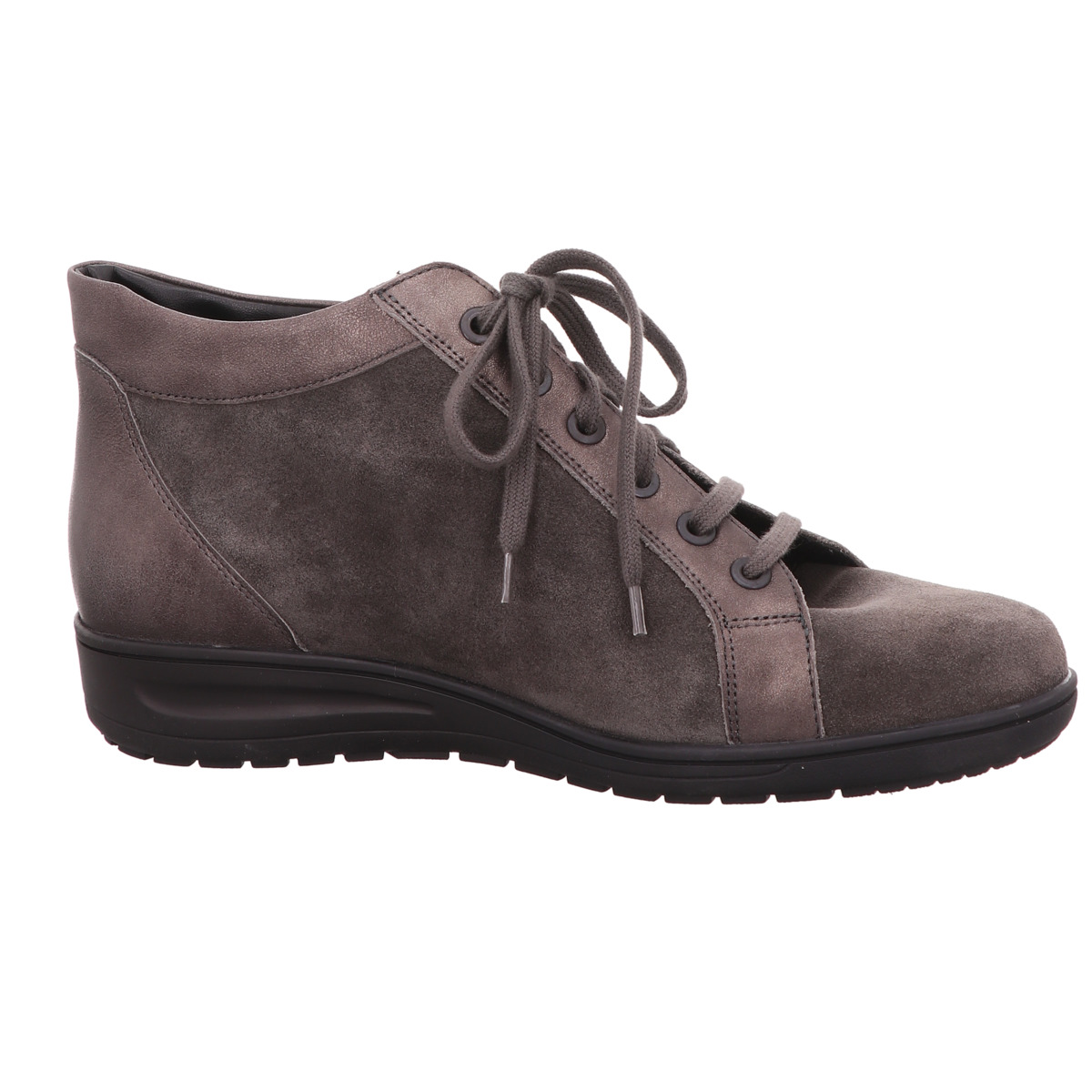 Schnürstiefelette, Kate, Solidus Grau