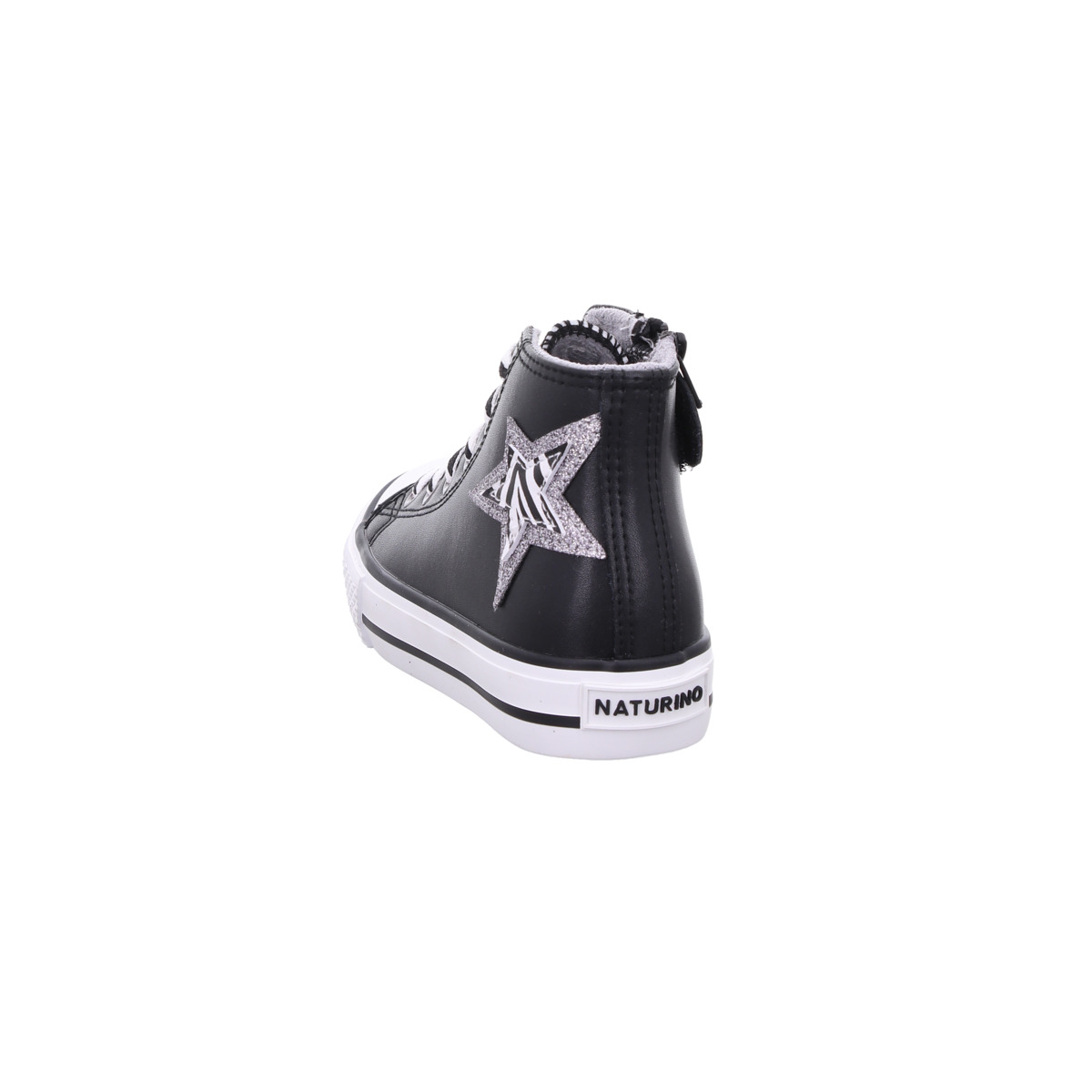 Halbschuh, YLFAS, Naturino Schwarz Kombi