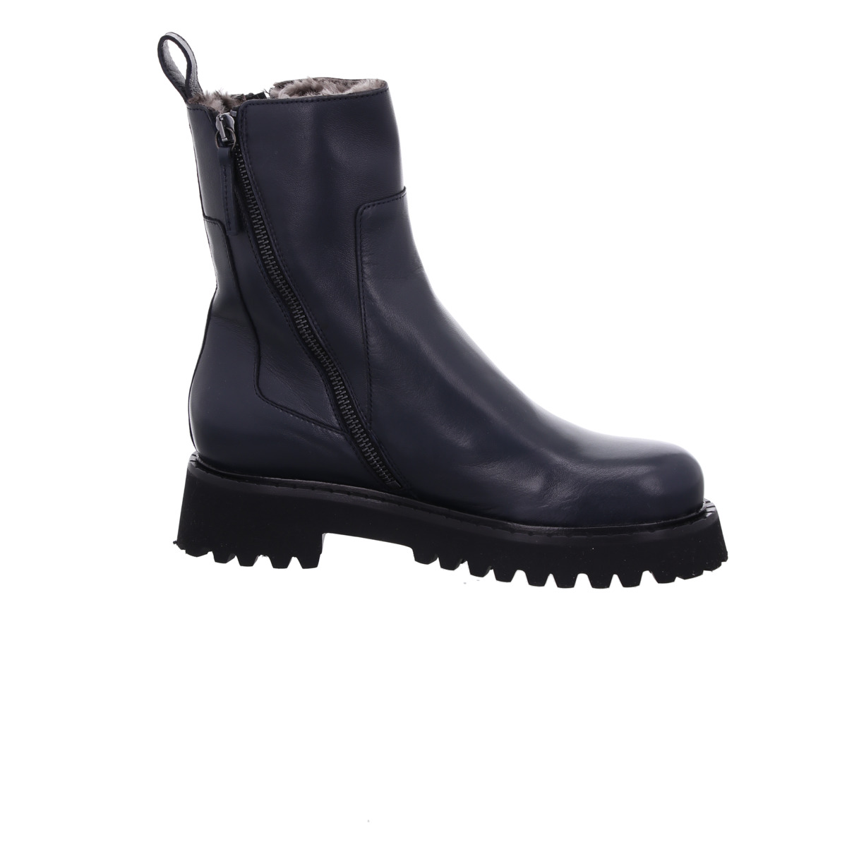 Stiefelette, Caiman Blau