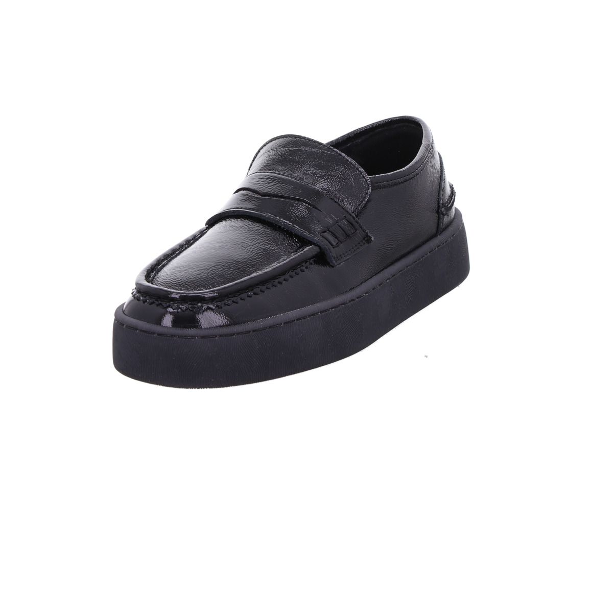 Slipper, ESME FUR, Voile Blanche Schwarz