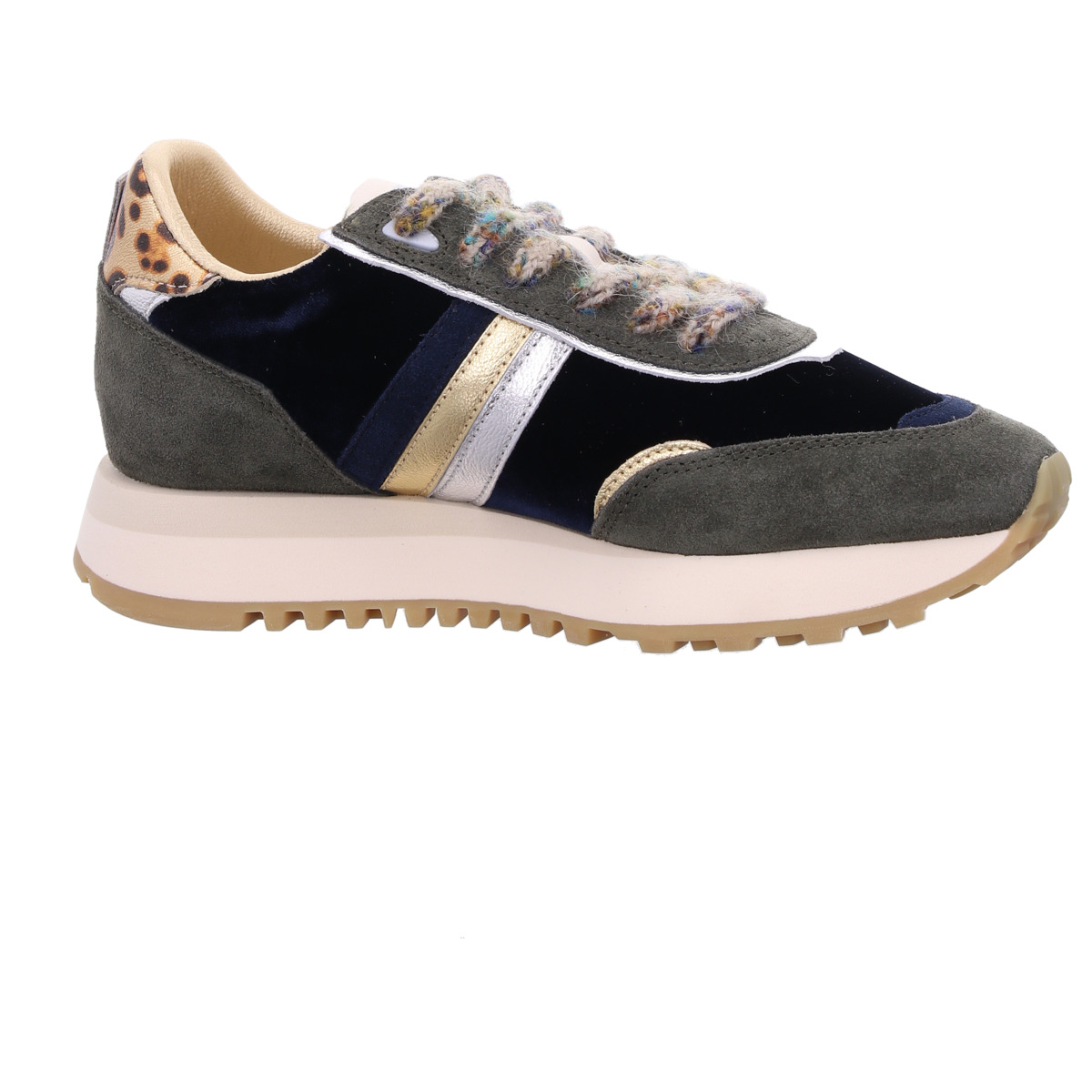 Sneaker, Torino, Serafini Blau Kombi