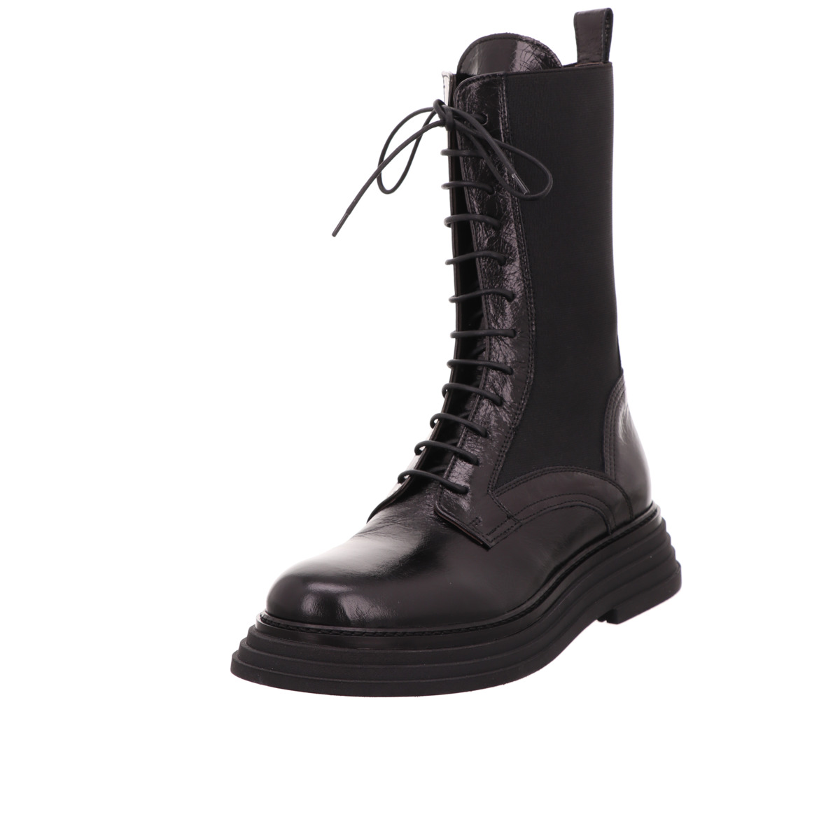 Schnürstiefelette, Laura Bellariva Schwarz