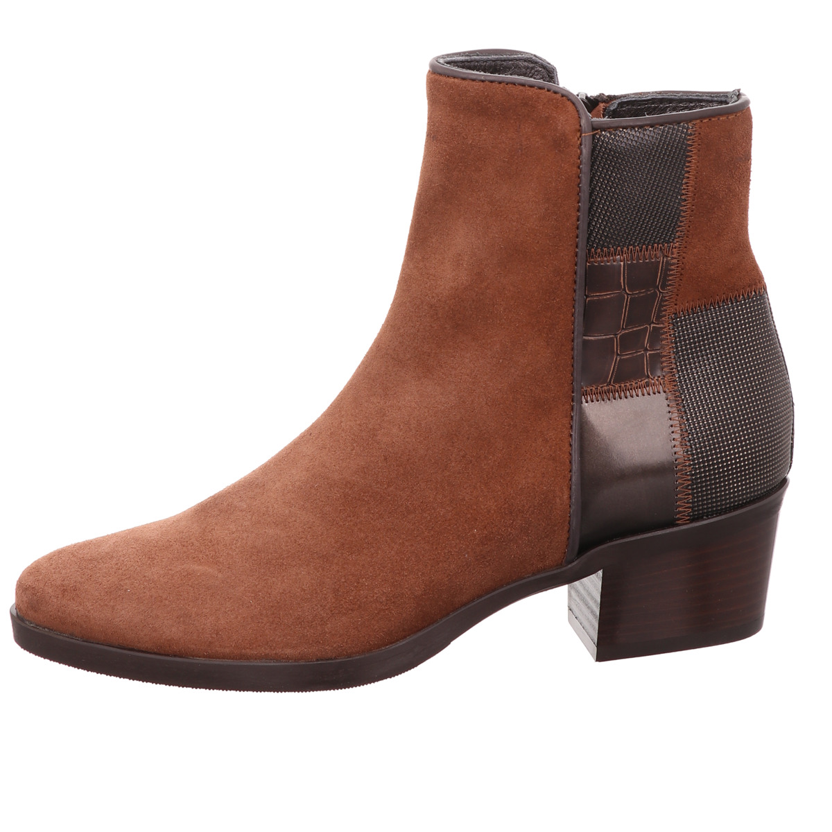 Stiefelette Cognac