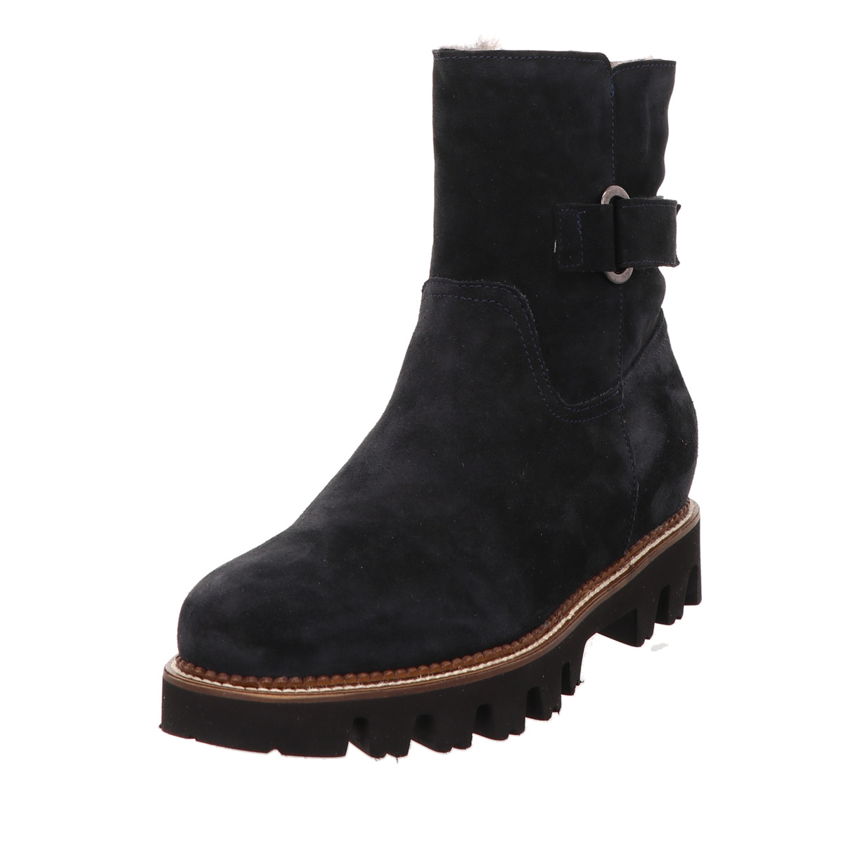 Stiefelette, Caiman Blau