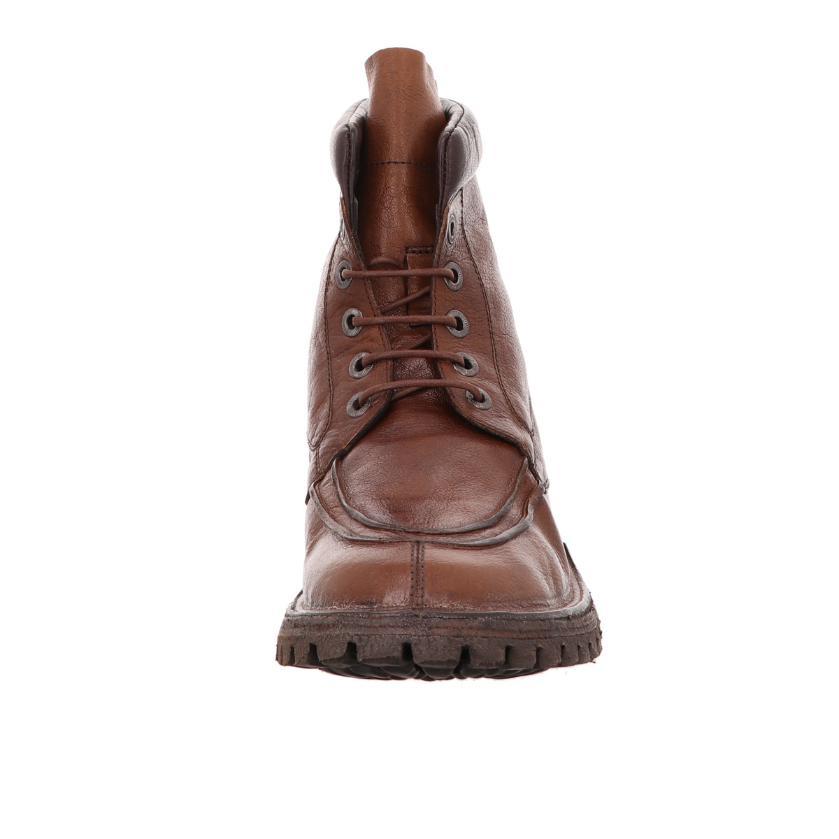 Schnürstiefelette, MoMa Cognac