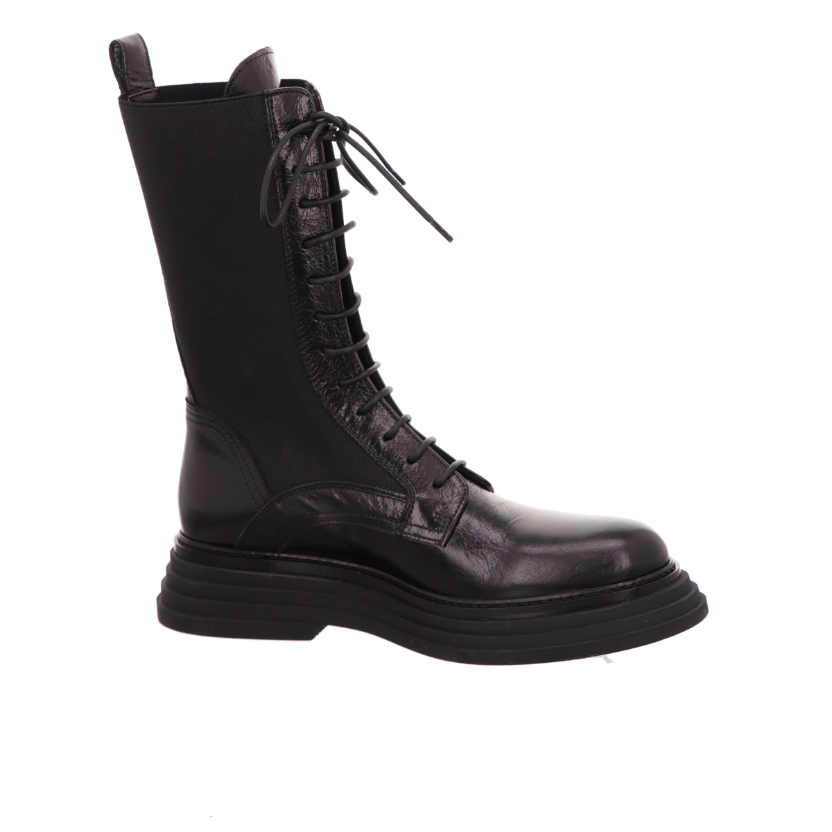Schnürstiefelette, Laura Bellariva Schwarz