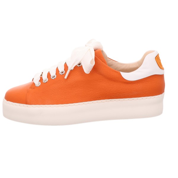 Sneaker, Camerlengo Glatt Leder Orange