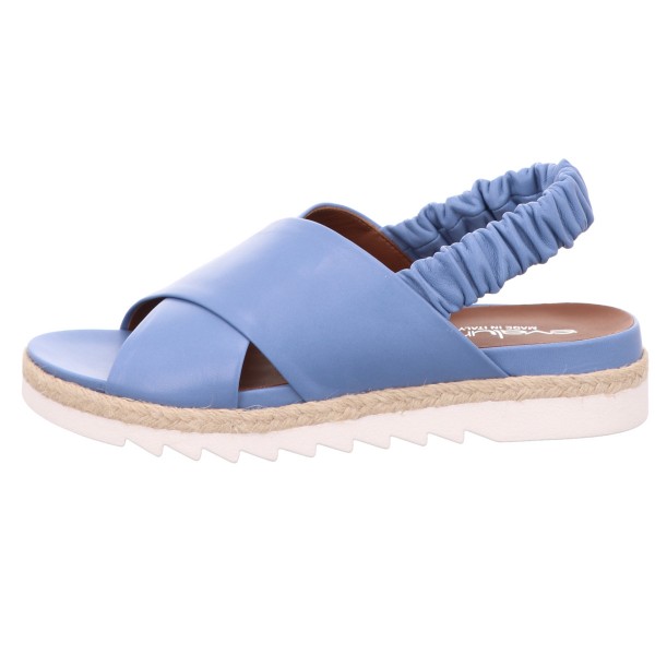 Sandale, Evaluna Glatt Leder Blau